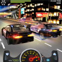 police auto chase drag racing