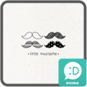 little mustache 카카오톡 테마