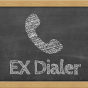 Black chalkboard EX Dialer