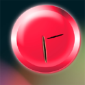 Red Analog Clock Widget