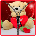 Teddy bear love screen lock