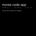 Morse Code App