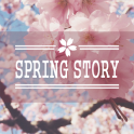 Spring story Atom Theme