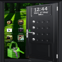 Black Door Screen lock