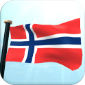 नॉर्वे झंडा 3D निशुल्क वॉलपेपर