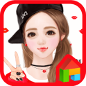 nana lips Dodol launcher theme