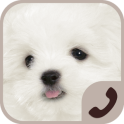 cute puppy EXdialer theme