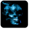 Smoking Skull Live Wallpaper