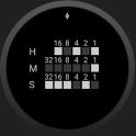 IO Horloge / IO Watch binaire