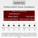 Snow Report for Perfect North