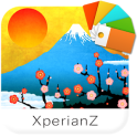 XperianZ™ New Year Fuji theme