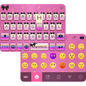 Pink Glitter Theme Keyboard