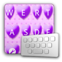 HeartPurple keyboard skin