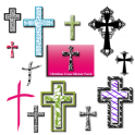 Christian Faith Cross Stickers