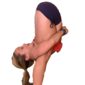Postura de Yoga la Luciérnaga