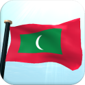 Maldivas Bandera 3D Gratis