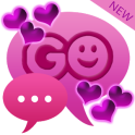 Theme Hearts for GO SMS Pro