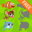 Animals Shadow Puzzles for Kids Free
