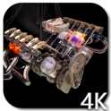 Motor 4K Fundo interativo