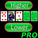 Higher or Lower Pro card game