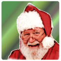 Weihnachtsmann-Foto-Aufkleber