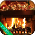 Christmas Fireplace Video LWP