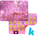 Pink Galaxy Emoji KikaKeyboard