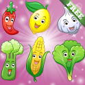Frutas e legumes para crianças
