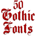 Fonts für FlipFont 50 Gothic