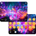 Luminous Emoji iKeyboard Theme