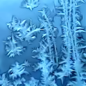 Frost auf Glas