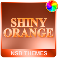 Shiny Orange Theme for Xperia