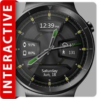 Daring Graphite HD WatchFace Widget Live Wallpaper