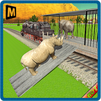transporte tren:animales zoo