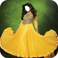 Anarkali Yellow Salwar Suit