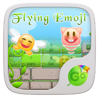 Flying Emoji GO Keyboard Theme