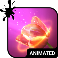 Tulips Animated Keyboard + Live Wallpaper
