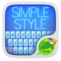 Simple Style GO Keyboard Theme