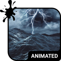 Stormy Sea Animated Keyboard + Live Wallpaper