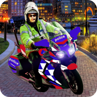 Motocicleta policía de Chase