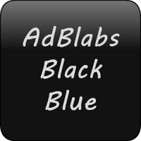 GOWidget Black Blue Theme Pack