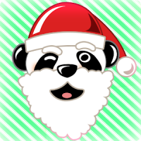 Sprechenden Panda Claus