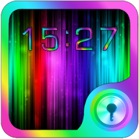 Free Neon Rainbow Go Locker theme