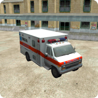 救急車の3D駐車ゲーム