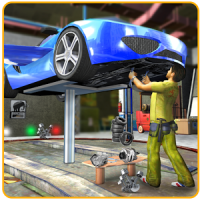 Flying Car Mechanic Workshop