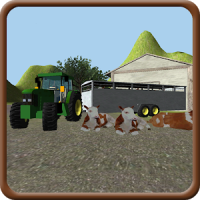 Fazenda de gado Transporter 3D