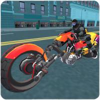 Police Sci Fi Bike Rider 3D