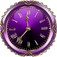 Violet Clock Widget