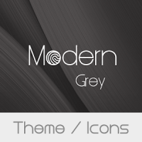 Modern Grey Theme + Icons