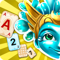 Solitaire pyramid card game for training brain